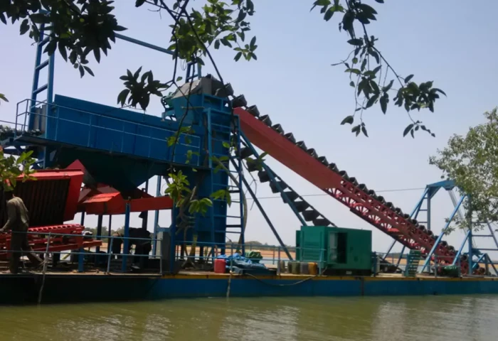 Chain Bucket Dredger