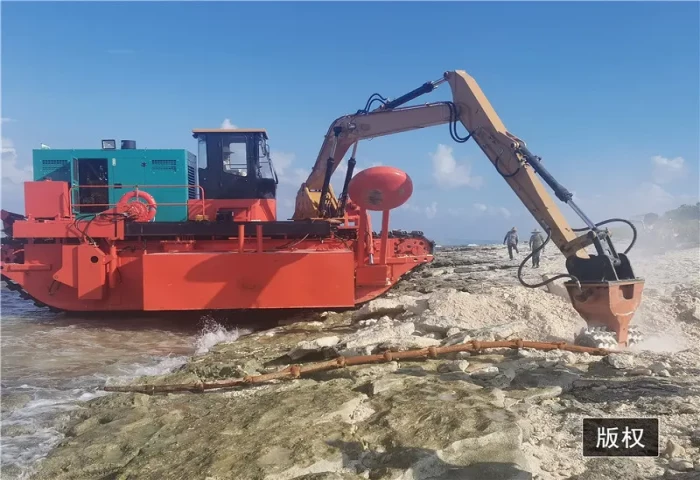 KEDA Amphibious Excavator With Pump