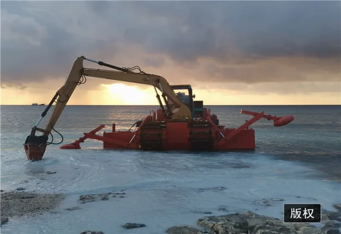 KEDA Амфибийский экскаватор с насосом