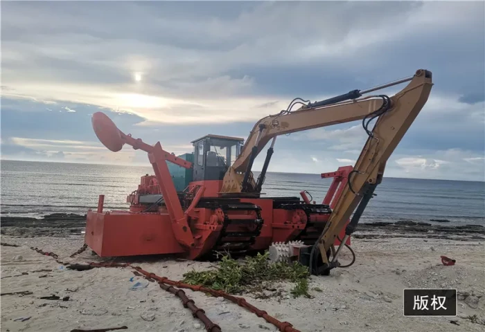 KEDA Амфибийский экскаватор с насосом