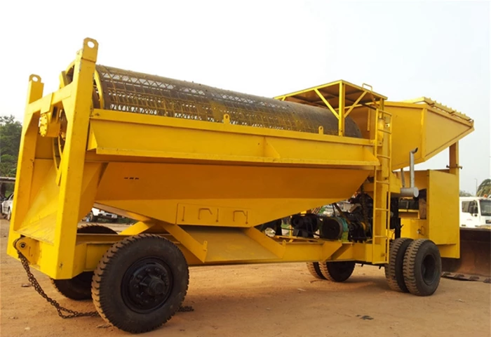 Keda Mineral Separator Gold Mini Trommel Water Wash Plant