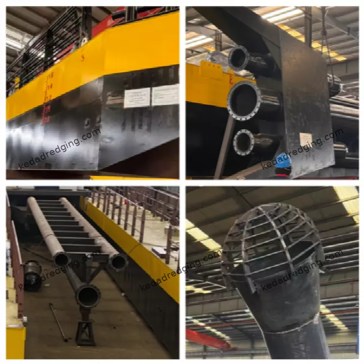 KEDA New Jet Suction Dredger with Diesel Engine ForRSand Dredging and Mud Drag for Ship Boat Vessel