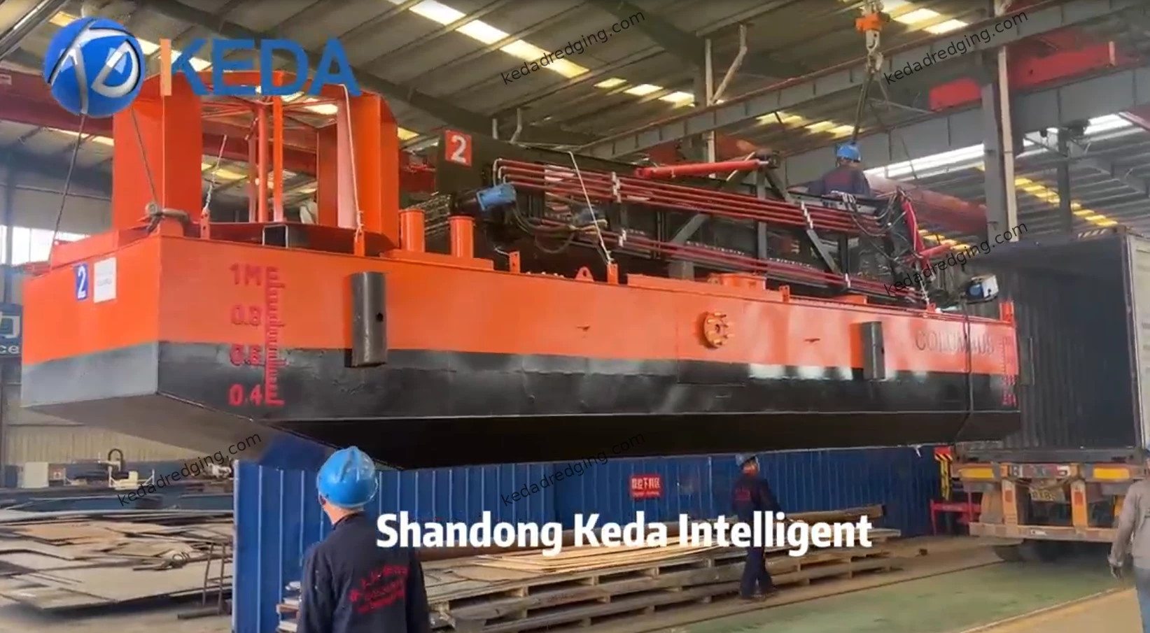 KEDA Ships Six Aquatic Weed Harvesting Boats to Southeast Asia